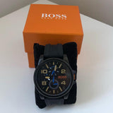 Hugo Boss Orange Detroit Analog Black Dial Black Silicone Strap Watch For Men - 1550011 Buy Now By Hugo Boss