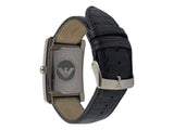 Emporio Armani Black Dial Black Leather Strap Watch For Men - AR0143 Buy Now By Emporio Armani