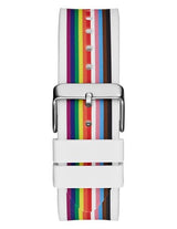 Guess Phoenix Analog White Dial White Silicone Strap Watch for Men - GW0720G1 Buy Now By Guess