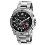 Michael Kors Brecken Chronograph Quartz Black Dial Silver Steel Strap Watch For Men - MK8438 Buy Now By Michael Kors