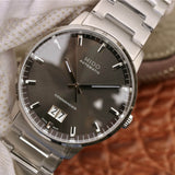 Mido Commander II Automatic Chronometer Grey Dial Silver Steel Strap Watch For Men - M021.431.11.061.00 Buy Now By Mido