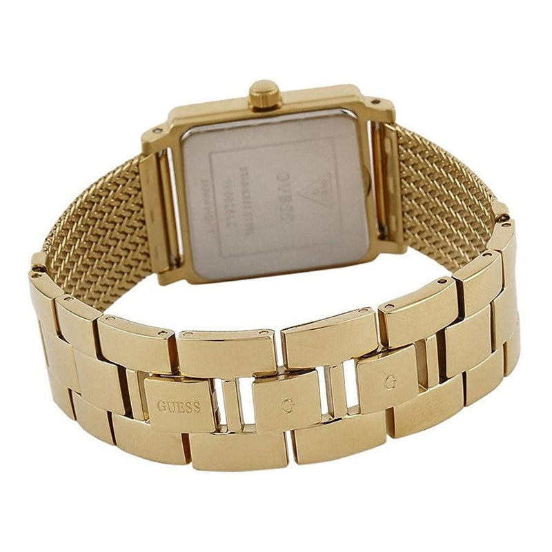 Guess White Dial Gold Mesh Bracelet Watch For Women - W0826L2 Buy Now By Guess