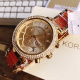 Michael Kors Parker Gold Dial Two Tone Steel Strap Watch for Women - MK6139 Buy Now By Michael Kors