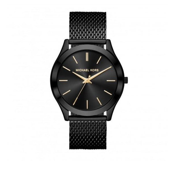Michael Kors Slim Runway Black Dial Black Mesh Strap Watch for Women - MK8607 Buy Now By Michael Kors
