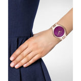 Michael Kors Runway Pink Dial Rose Gold Steel Strap Watch for Women - MK3550 Buy Now By Michael Kors