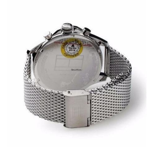 Tommy Hilfiger Chronograph Black Dial Silver Mesh Bracelet Watch for Men - 1791292 Buy Now By Tommy Hilfiger