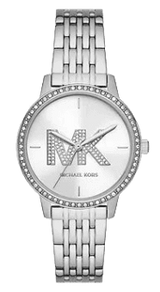 Michael Kors Melissa Quartz Silver Dial Silver Steel Strap Watch for Women - MK1055 Buy Now By Michael Kors