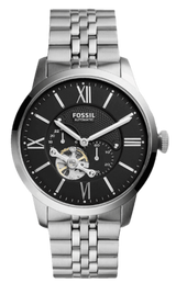 Fossil Townsman Black Dial Silver Steel Strap Watch for Men - ME3107 Buy Now By Fossil