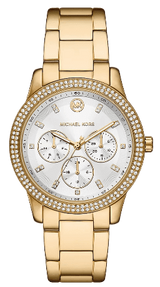 Michael Kors Tibby Multifunction White Dial Gold Steel Strap Watch for Women - MK6969 Buy Now By Michael Kors