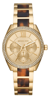 Michael Kors Janelle Chronograph Gold Dial Two Tone Steel Strap Watch For Women - MK7133 Buy Now By Michael Kors