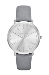 Michael Kors Jaryn Quartz Silver Dial Grey Leather Strap Watch For Women - MK2470 Buy Now By Michael Kors