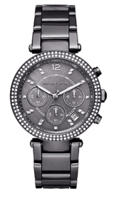 Michael Kors Parker Chronograph Grey Dial Grey Steel Strap Watch For Women - MK6265 Buy Now By Michael Kors