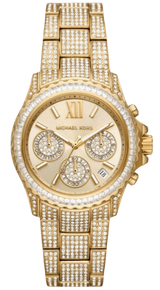 Michael Kors Everest Chronograph Crystals Gold Dial Gold Steel Strap Watch For Women - MK7254 Buy Now By Michael Kors