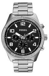 Fossil Brox Multifunction Black Dial Silver Steel Strap Watch for Women - BQ2797 Buy Now By Fossil