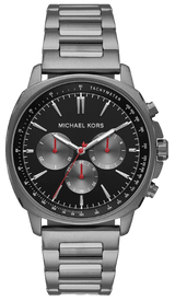 Michael Kors Sullivan Chronograph Black Dial Grey Steel Strap Watch For Men - MK8970 Buy Now By Michael Kors