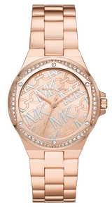 Michael Kors Lennox Quartz Rose Gold Dial Rose Gold Steel Strap Watch For Women - MK7405 Buy Now By Michael Kors