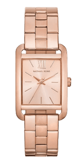 Michael Kors Monroe Three Hand Rose Gold Dial Rose Gold Steel Strap Watch for Women - MKO1032 Buy Now By Michael Kors