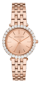 Michael Kors Darci Quartz Rose Gold Dial Rose Gold Steel Strap Watch For Women - MK4514 Buy Now By Michael Kors