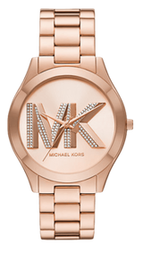 Michael Kors Slim Runway Analog Rose Gold Dial Rose Gold Steel Strap Watch For Women - MK4733 Buy Now By Michael Kors