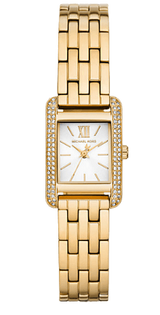 Michael Kors Monroe Pave Crystals White Dial Gold Steel Strap Watch for Women - MKO1034 Buy Now By Michael Kors