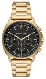 Michael Kors Sullivan Quartz Black Dial Gold Steel Strap Watch For Men - MK8969 Buy Now By Michael Kors