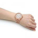 Michael Kors Camille Chronograph White Dial Rose Gold Steel Strap Watch For Women - MK7271 Buy Now By Michael Kors