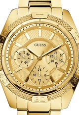 Guess Mini Phantom Diamonds Gold Dial Gold Steel Strap Watch for Women - W0235L5 Buy Now By Guess