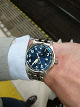 IWC Le Petit Prince XVIII Edition Blue Dial Silver Steel Strap Watch for Men - IW327014 Buy Now By IWC