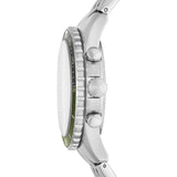 Fossil FB-01 Chronograph Black Dial Silver Steel Strap Watch for Men - FS5864 Buy Now By Fossil