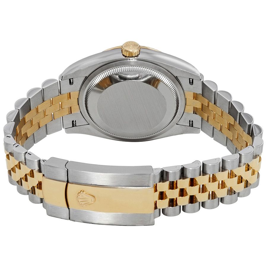 Rolex Datejust Oyster 36 Diamonds Silver Dial Two Tone Oystersteel Yellow Gold Strap Watch for Women - M126233-0023