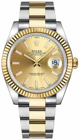 Shop Rolex Datejust 41 Champagne Dial Two Tone Oystersteel & Gold Strap Watch for Men - M126333-0009 in USA