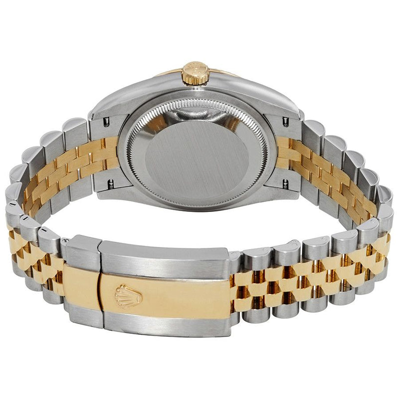 Shop Rolex Datejust 36 Diamonds Silver Dial Two Tone Oyster Steel Strap Watch for Women - M126233-0027 in USA