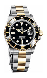Shop Rolex Submariner Date 41 Oyster Black Dial Two Tone Oystersteel & Yellow Gold Strap Watch for Men - M126613LN-0002 in USA