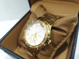 Guess Siren Diamonds Silver Dial Gold Steel Strap Watch for Women - W0442L2 Buy Now By Guess