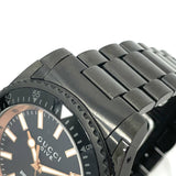 Shop Gucci Dive Quartz Black Dial Black Steel Strap Watch For Men - YA136213 in USA