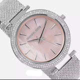 Michael Kors Darci Analog Pink Dial Silver Mesh Bracelet Watch For Women - MK4518 Buy Now By Michael Kors