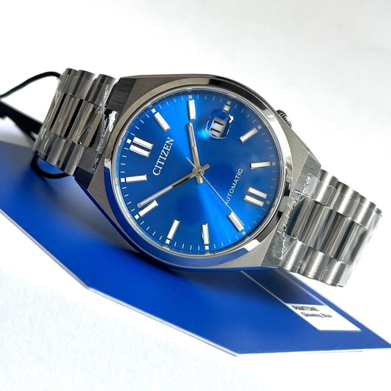 Citizen x Pantone Automatic Blue Dial Silver Steel Strap Watch For Men - NJ0158-89L Buy Now By Citizen