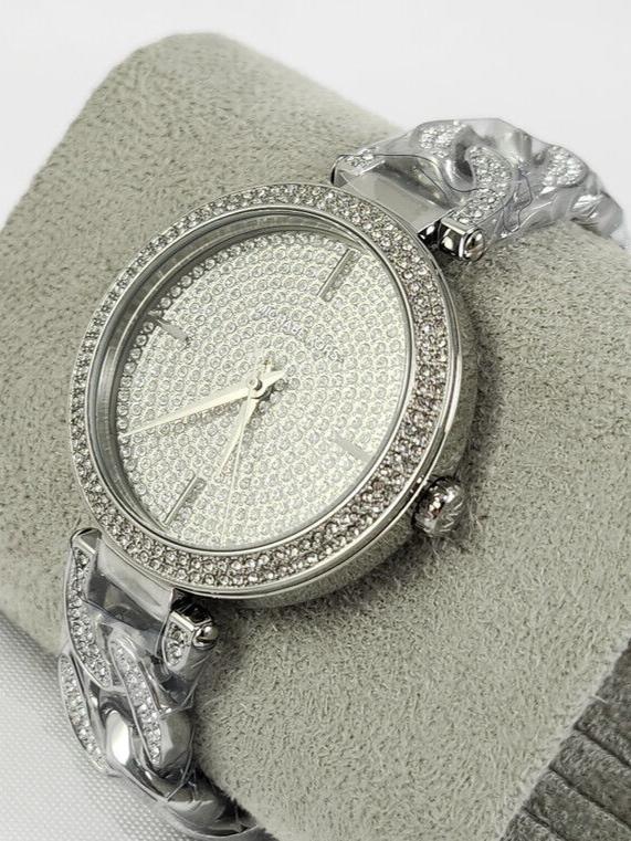 Michael Kors Catelyn Quartz Crystals Silver Dial Silver Steel Strap Watch For Women - MK4675 Buy Now By Michael Kors