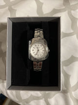 Bulova Classic Diamonds Silver Dial Silver Steel Strap Watch for Women - 96P121 Buy Now By Bulova