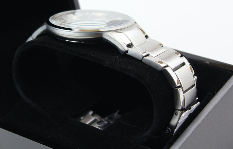 Emporio Armani Renato Quartz Silver Dial Silver Steel Strap Watch For Men - AR11189 Buy Now By Emporio Armani