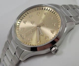 Shop Gucci G Timeless Quartz Gold Dial Silver Steel Strap Watch for Women - YA1265035 in USA
