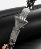 Guess Fame Quartz Crystals Silver Dial Silver Steel Strap Watch For Women - GW0644L1 Buy Now By Guess