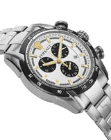 Versace V-Ray Chronograph Quartz Silver Dial Silver Steel Strap Watch For Men - VE2I00321 Buy Now By Versace