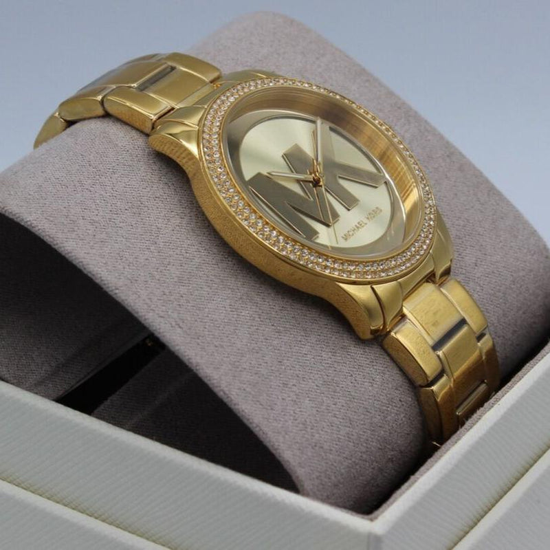 Michael Kors Tibby Three Hand Gold Dial Gold Steel Strap Watch For Women - MK6879 Buy Now By Michael Kors