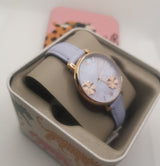 Shop Fossil Jacqueline Purple Dial Purple Leather Strap Watch for Women - ES4814 in USA