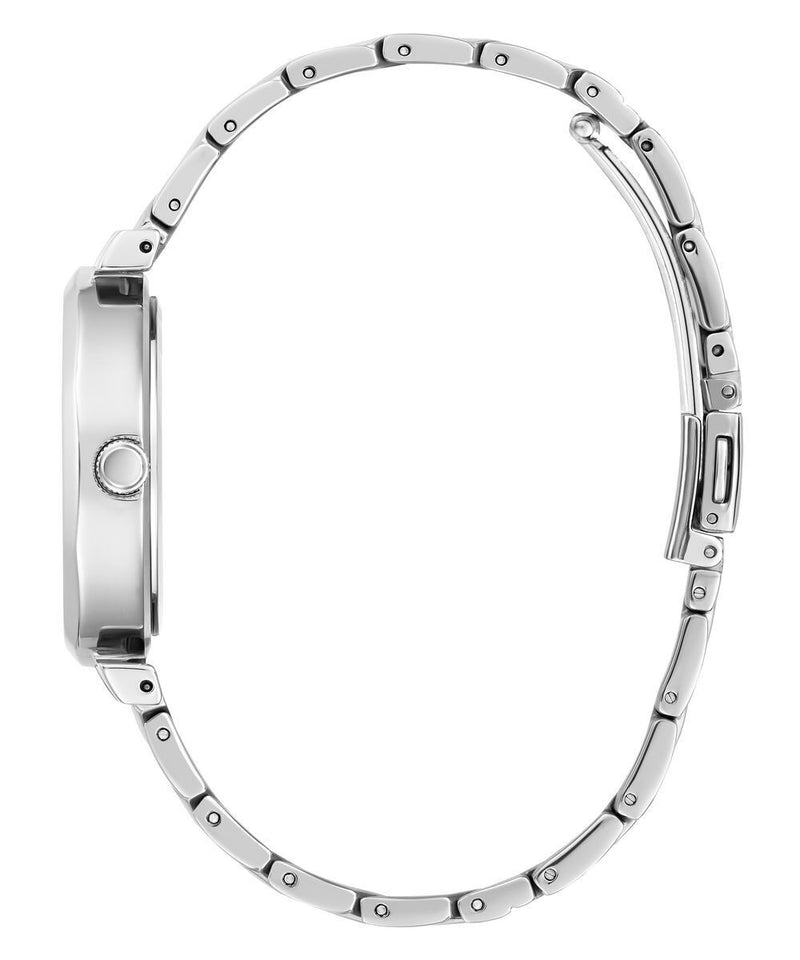 Guess Rumour Quartz Black Dial Silver Steel Strap Watch For Women - GW0613L1 Buy Now By Guess