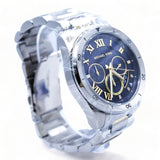 Michael Kors Brecken Chronograph Blue Dial Two Tone Steel Strap Watch For Men - MK8437 Buy Now By Michael Kors