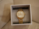 Michael Kors Janelle Quartz Gold Dial Gold Steel Strap Watch For Women - MK7381 Buy Now By Michael Kors