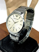Emporio Armani Renato Quartz Grey Dial Grey Steel Strap Watch For Men - AR11120 Buy Now By Emporio Armani