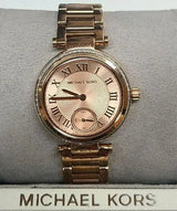 Michael Kors Skylar Quartz Rose Gold Dial Rose Gold Steel Strap Watch For Women - MK5971 Buy Now By Michael Kors